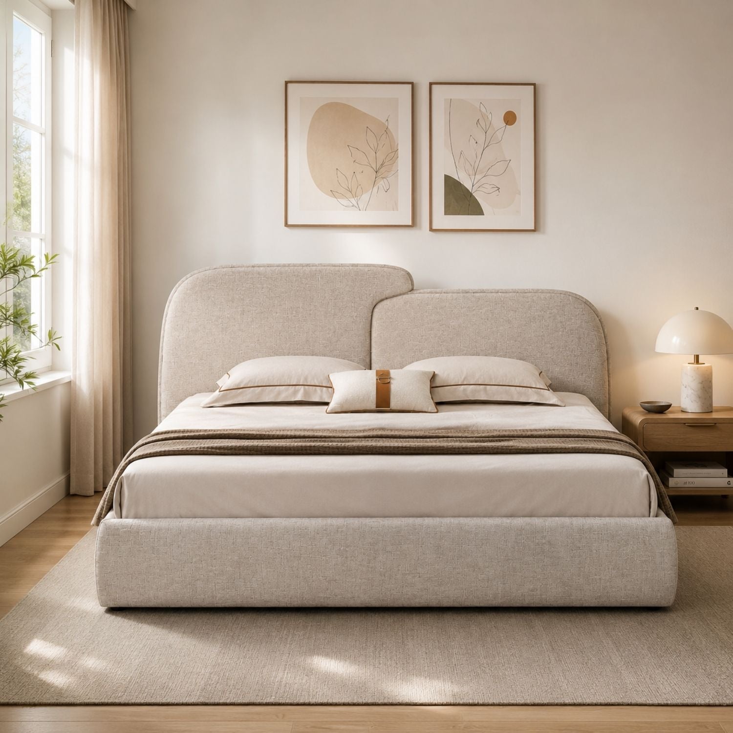 Rialto Upholstered Bed with Hydraulic Storage