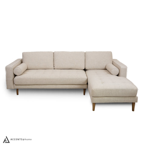 Robbie Fabric Sectional - Lovegood Bisque