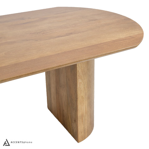 Romulus Solid Wooden Dining Table - Mango