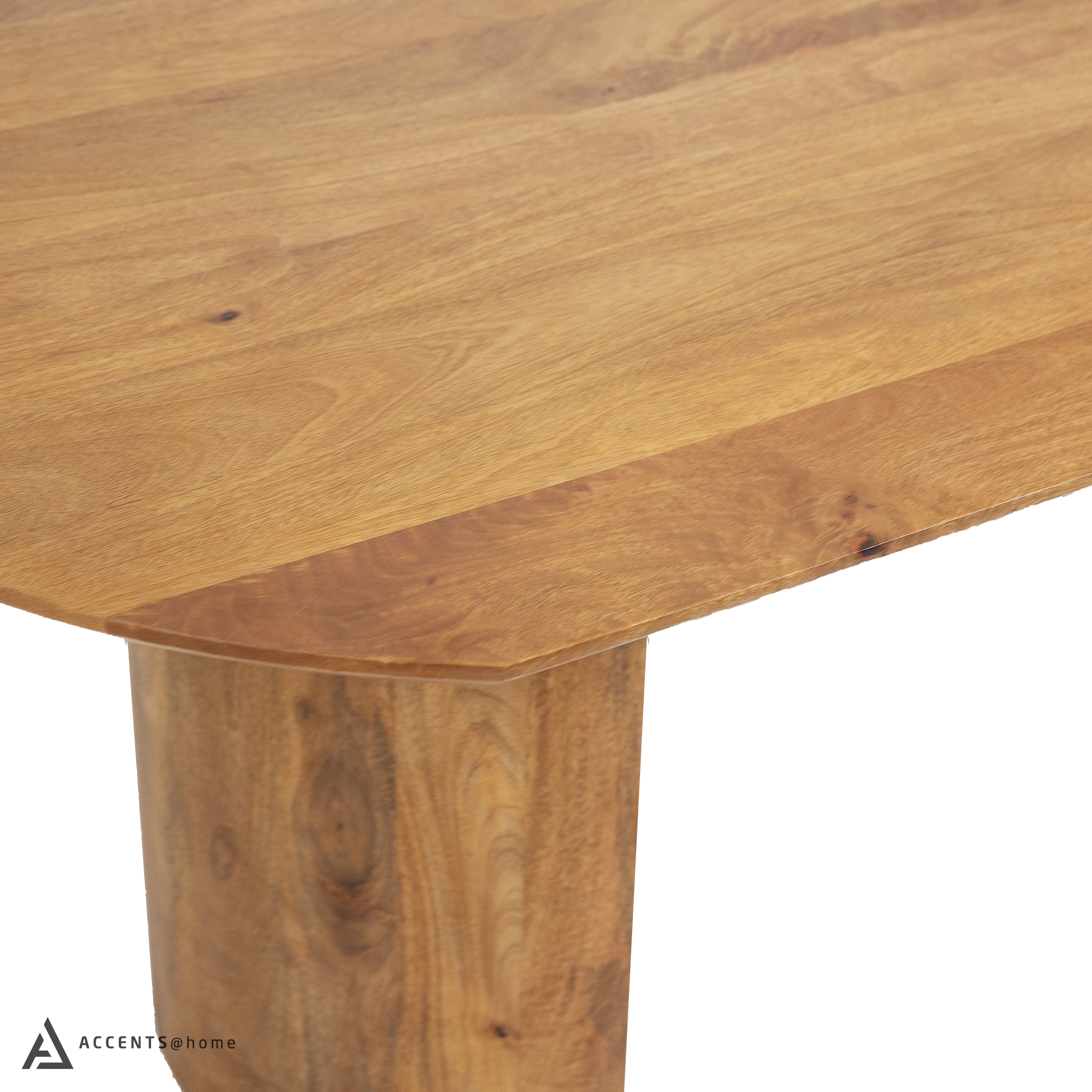 Romulus Solid Wooden Dining Table Mango Accents Home
