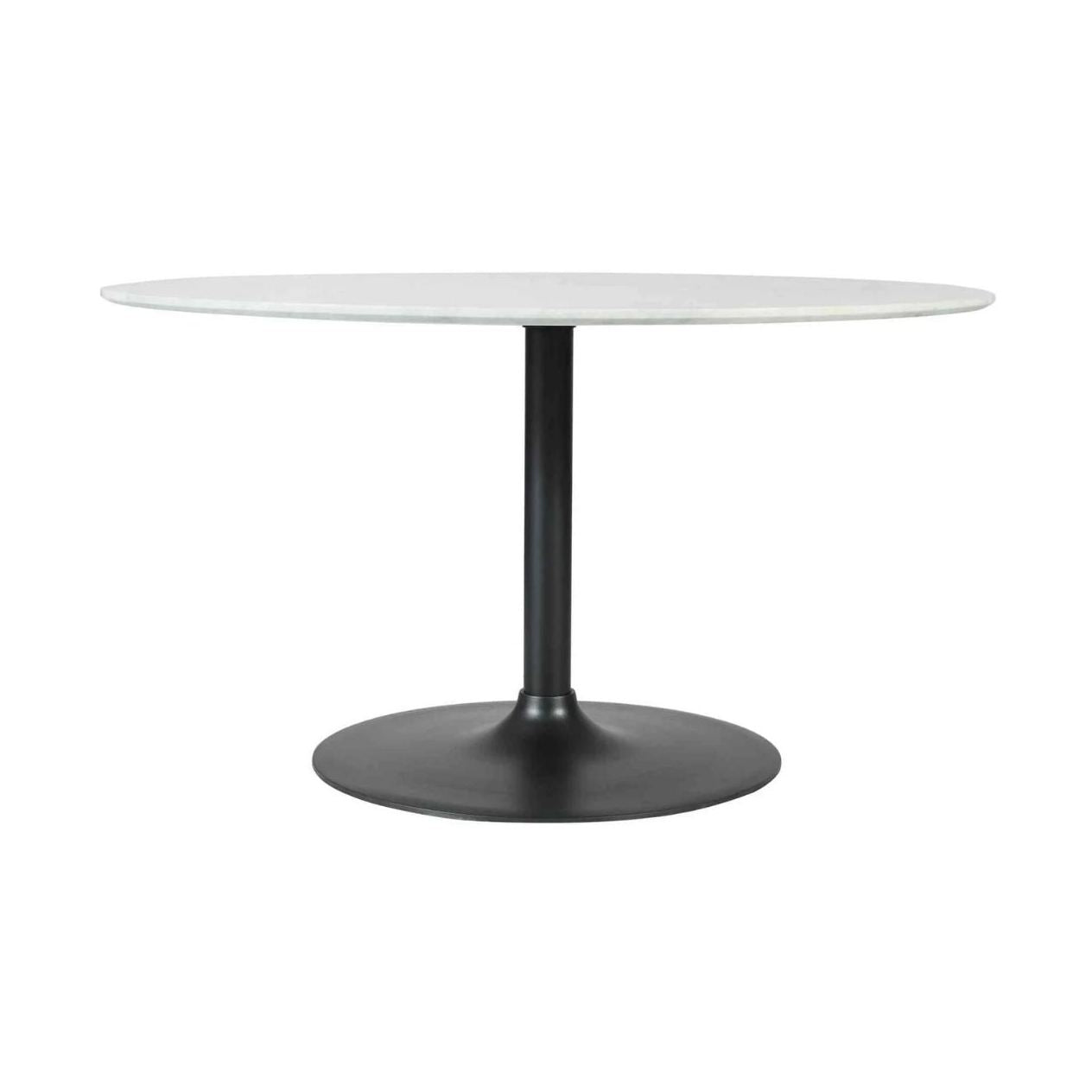 Rowan 42" Round Marble Pedestal Dining Table