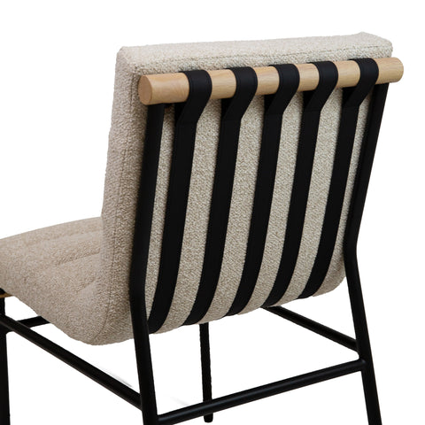 Ryna Vista Fabric Dining Chair - Linen