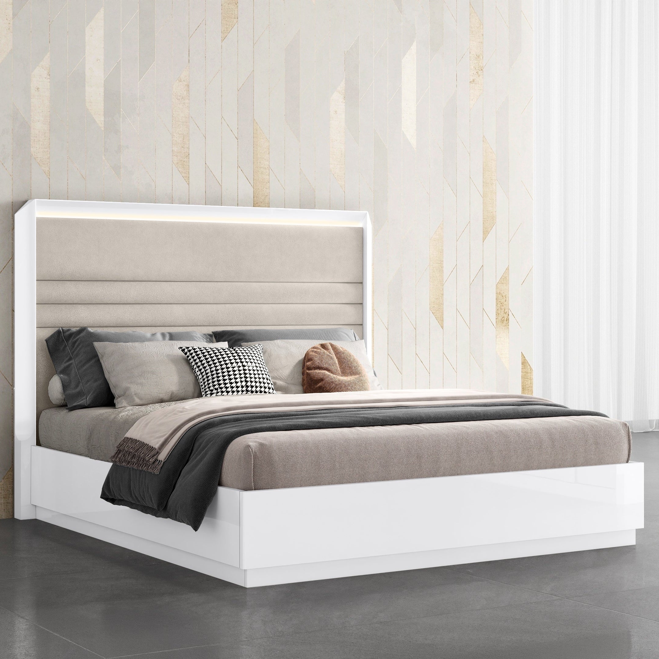Elvira Hydraulic Storage Bed