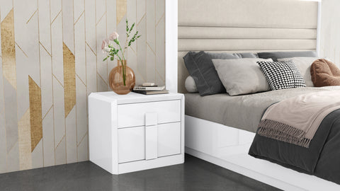 Elvira Two Drawer Nightstand