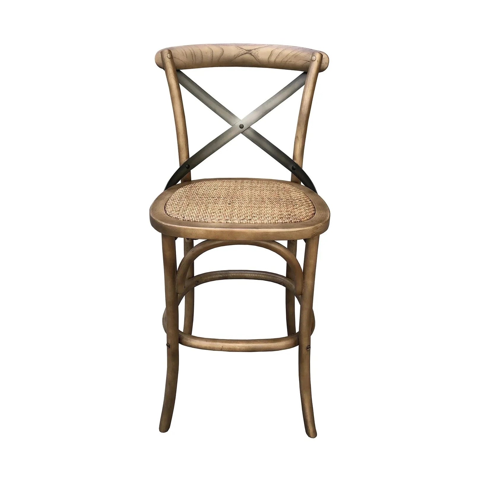 Wynric Back Fixed Counter Stool - Sundried