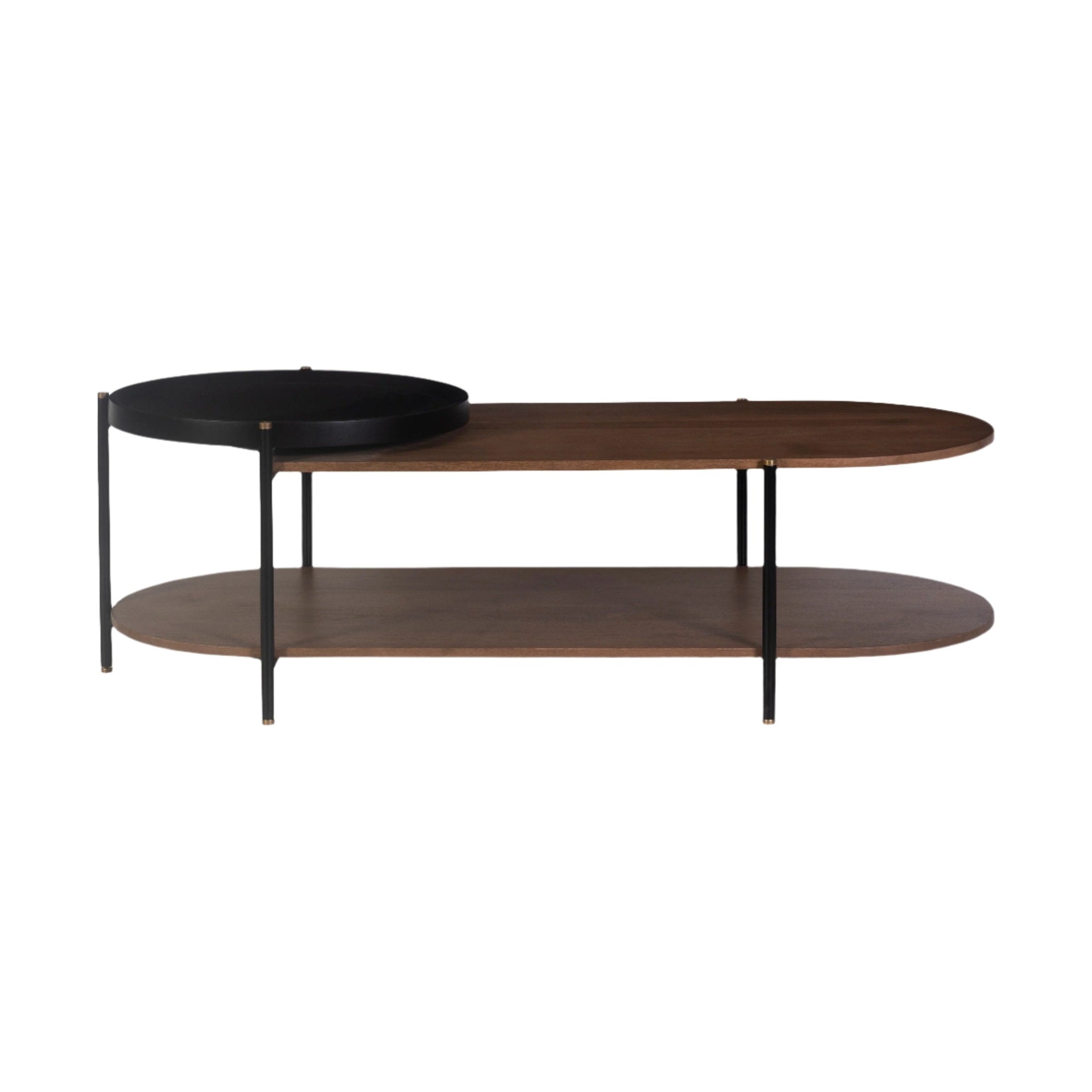 Kobbo Metal Mango Wooden Coffee Table