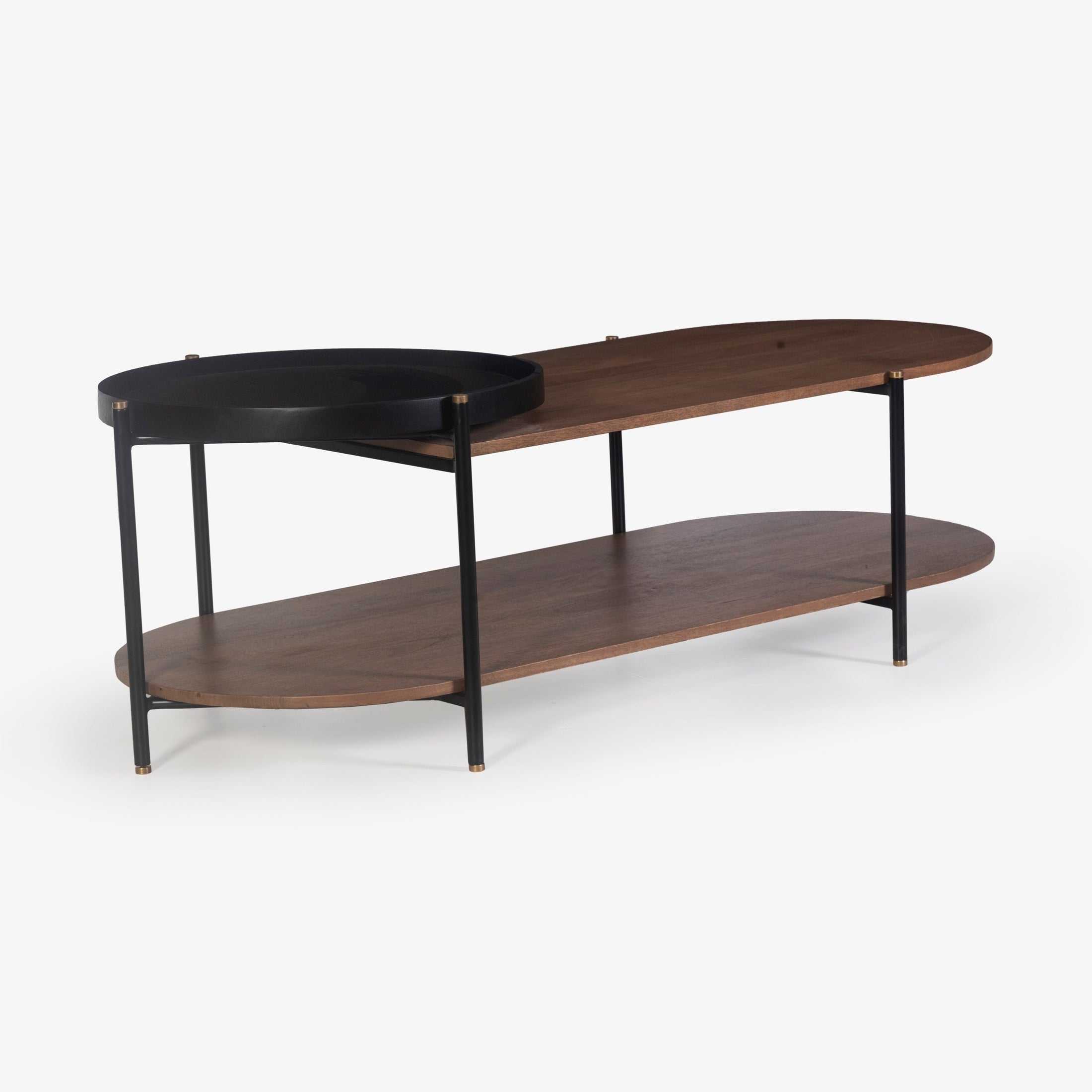 Kobbo Metal Mango Wooden Coffee Table