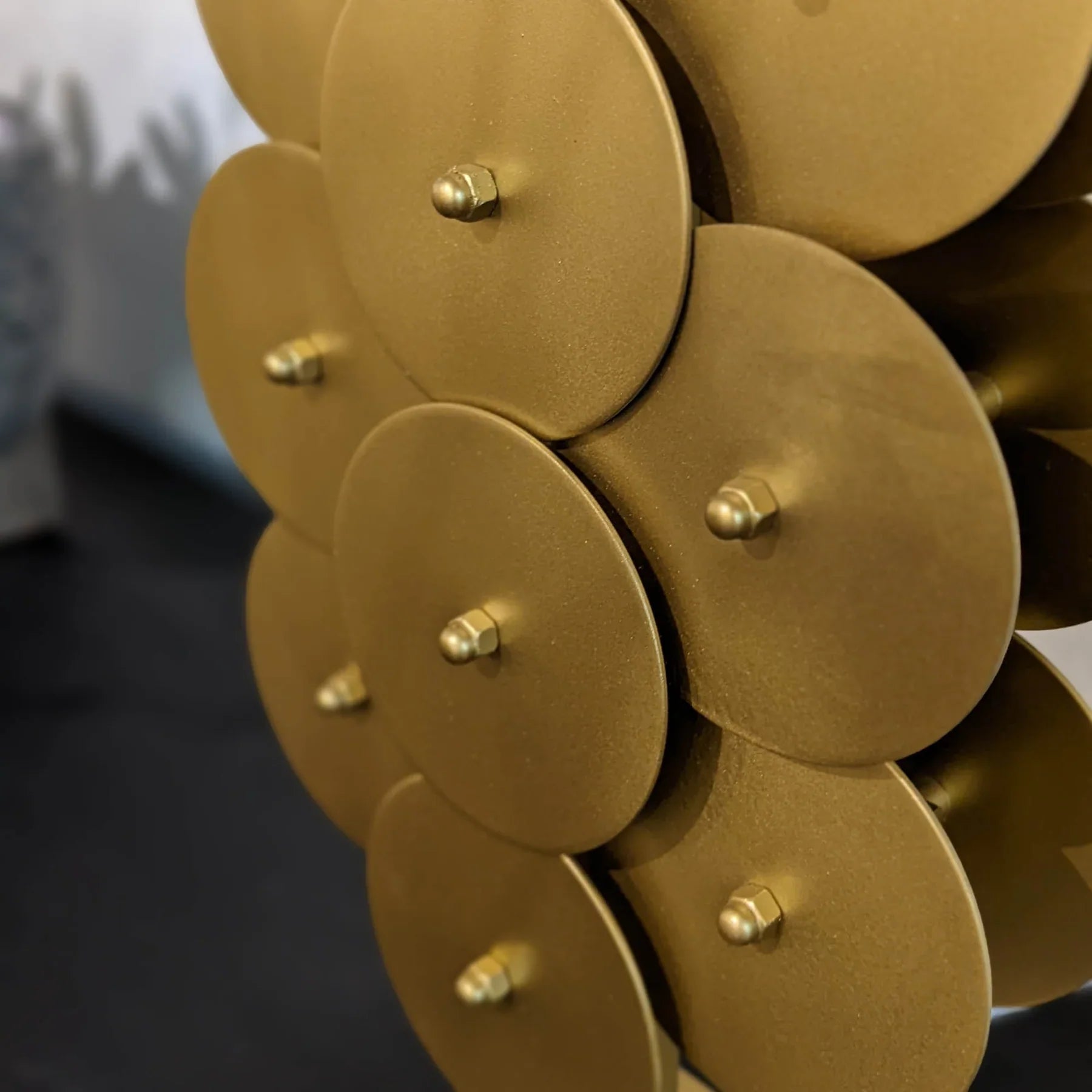 Liora Brass Disc Lamp