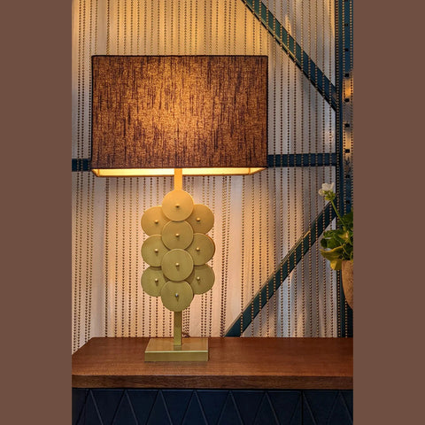 Liora Brass Disc Lamp