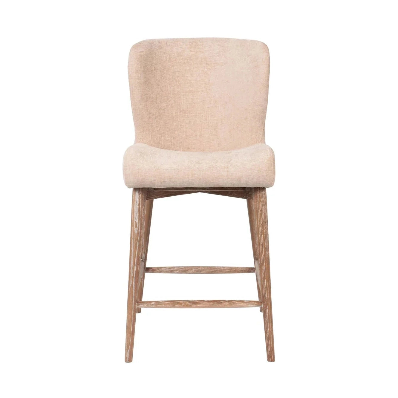 Zerwyn Counter Stool - Champagne Chenille