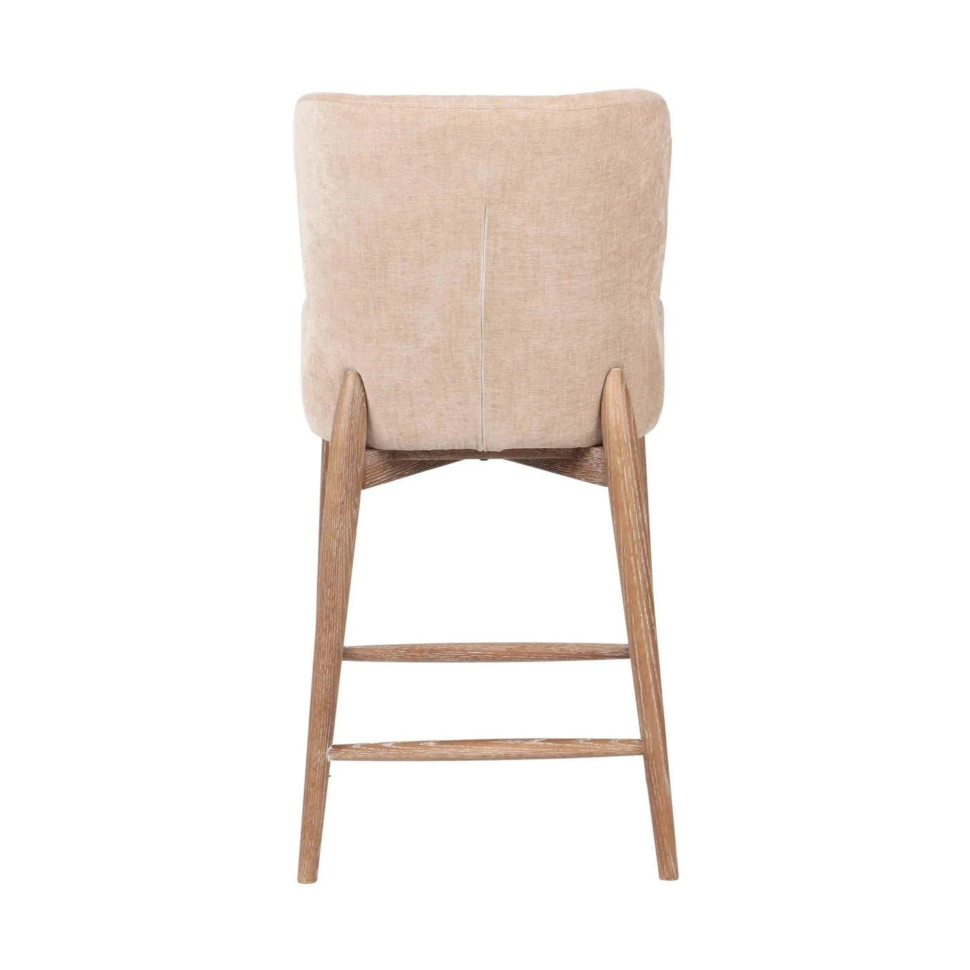 Zerwyn Counter Stool - Champagne Chenille