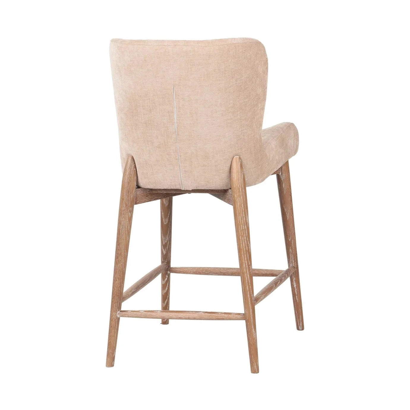 Zerwyn Counter Stool - Champagne Chenille