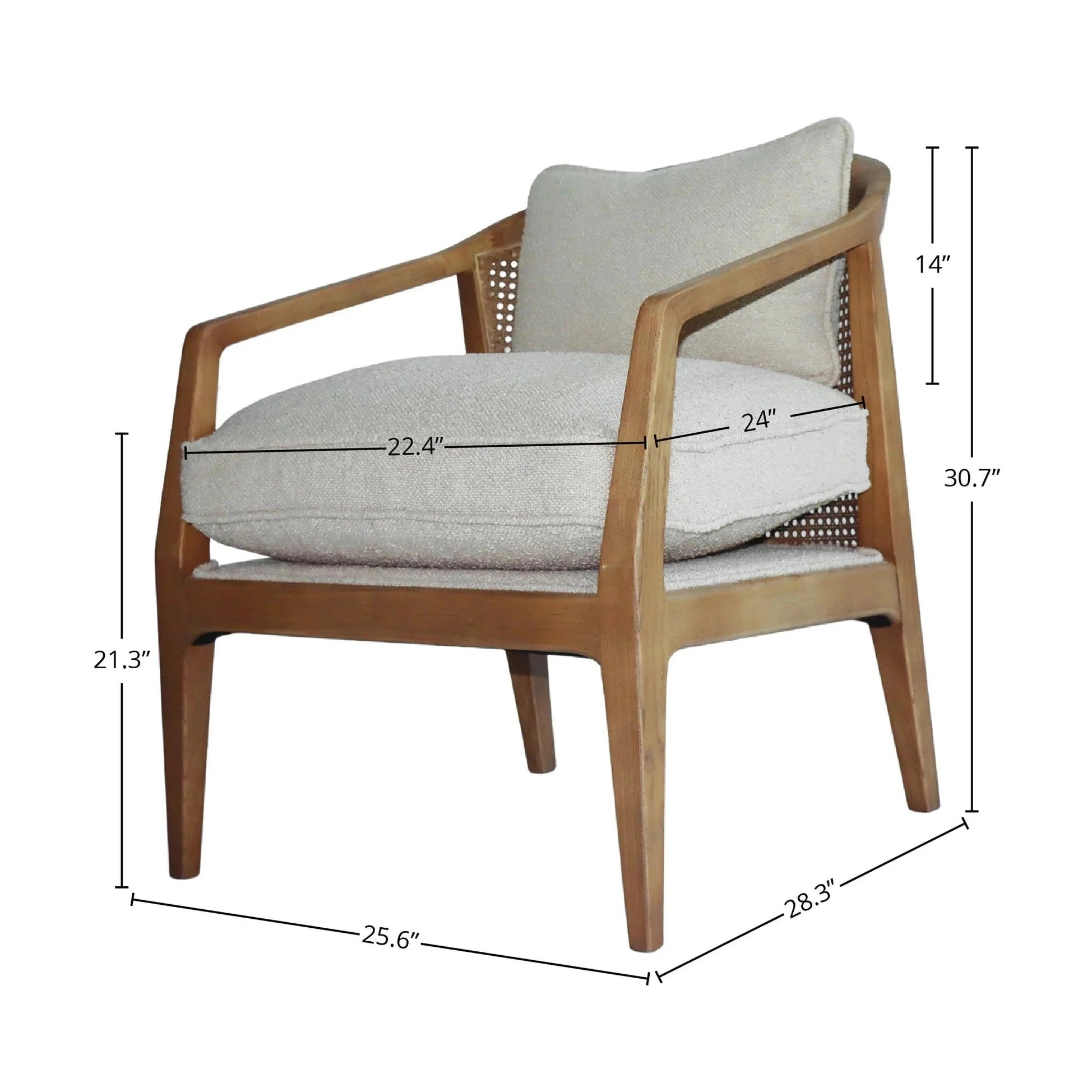 Gravora Club Chair - Sand Boucle