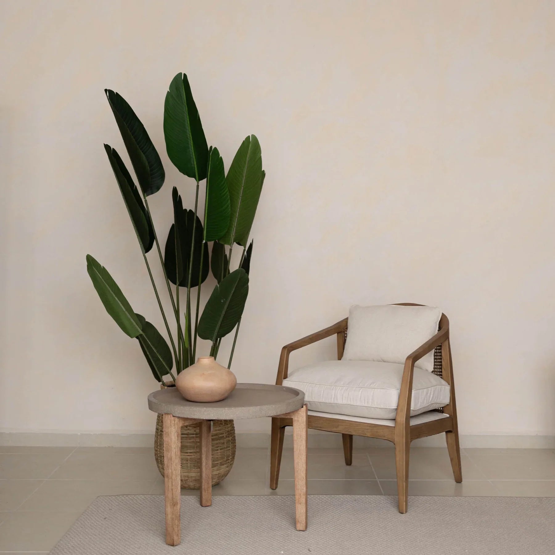 Gravora Club Chair - Sand Boucle