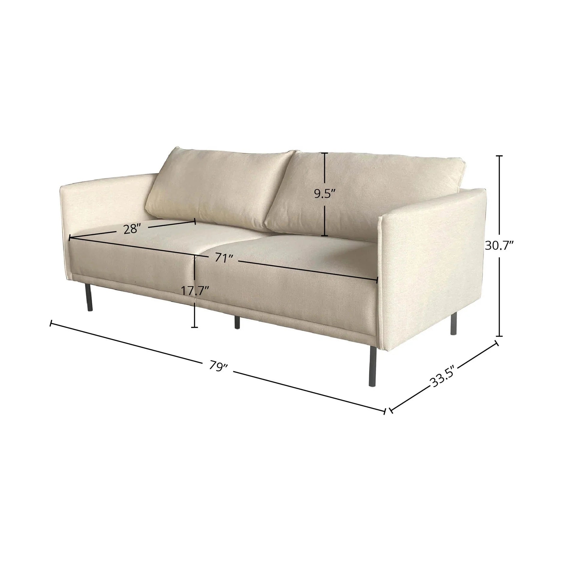 Myrill Sofa - Manchester Beige