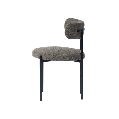 Cleo Dining Chair - Brown Boucle