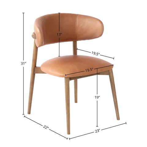 Milo Dining Chair - Hazelnut