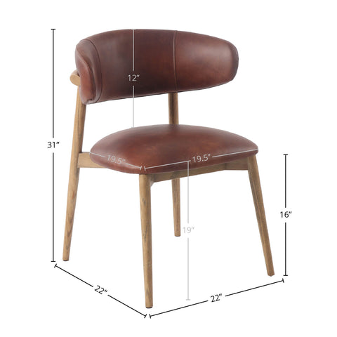 Milo Dining Chair - Hazelnut