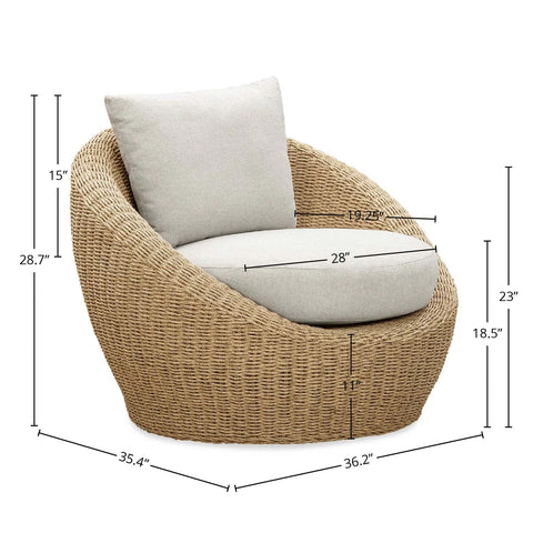 Chesny Outdoor Club Chair