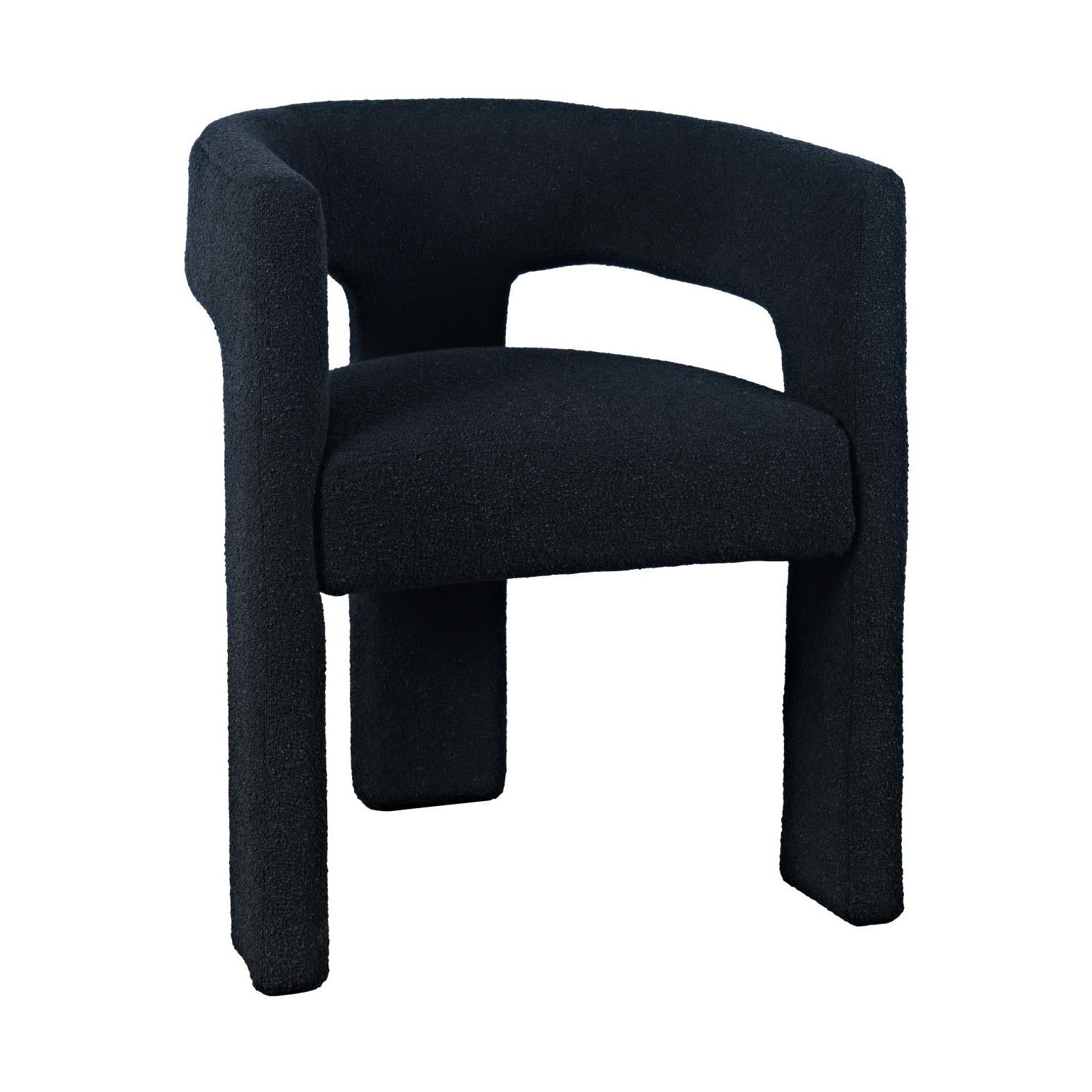 Sven Upholstered Dining Chair in Bouclé Fabric