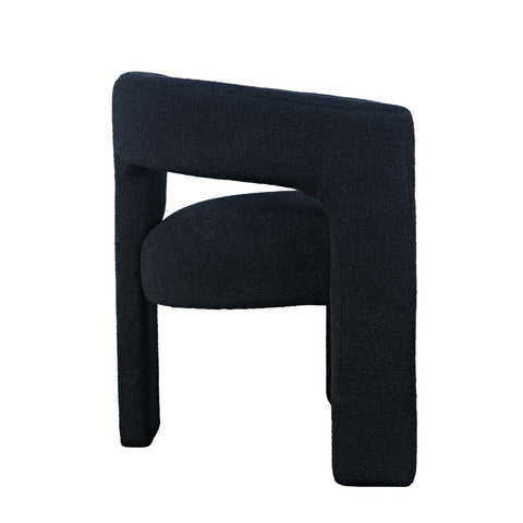 Sven Upholstered Dining Chair in Bouclé Fabric