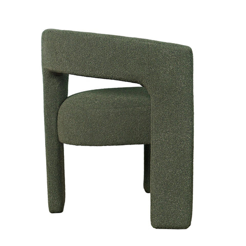 Sven Upholstered Dining Chair in Bouclé Fabric