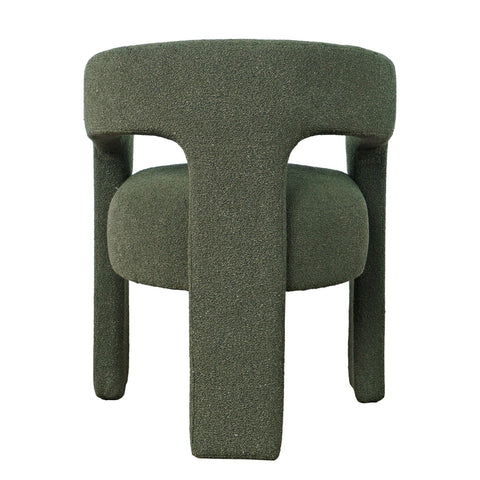 Sven Upholstered Dining Chair in Bouclé Fabric