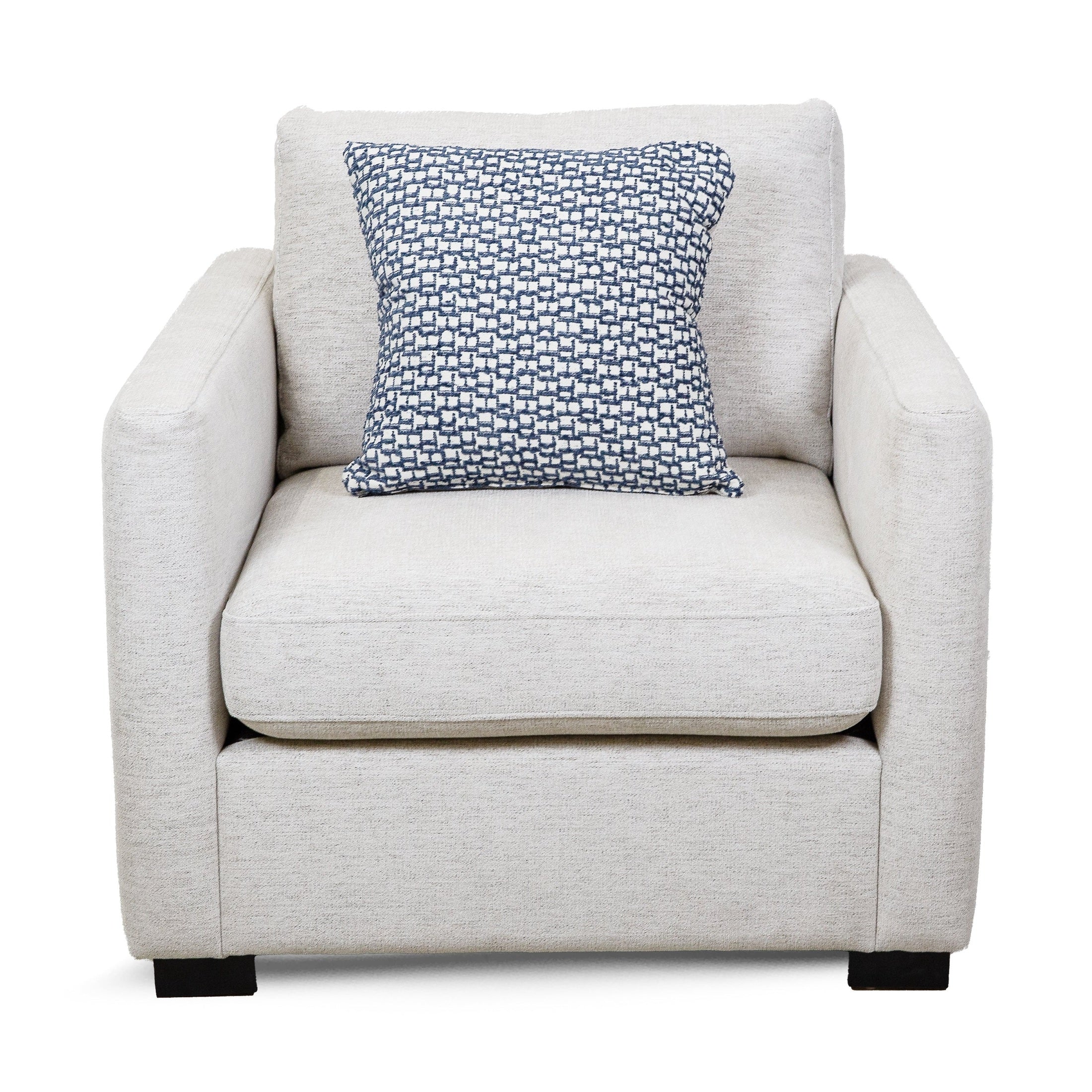Sammy Accent Chair with 2 Toss Pillows