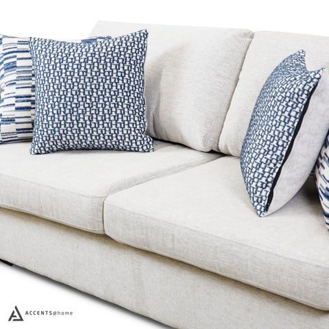 Sammy Condo Sofa with 4 Toss Pillows