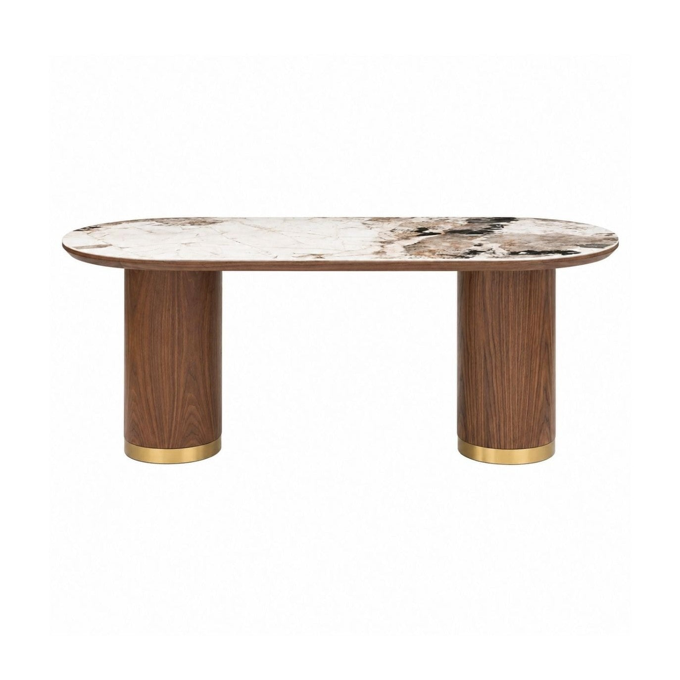 Scottsdale Ceramic Top and Wooden Base Dining Table
