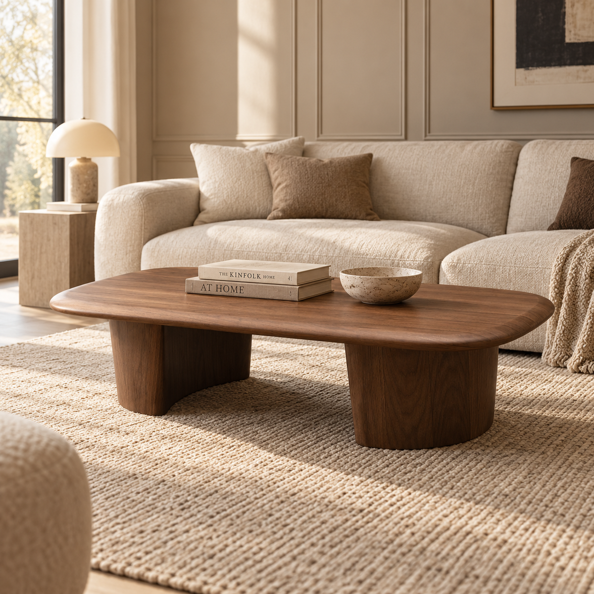 Sia Coffee Table – Walnut