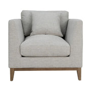 Sirella Club Chair - Woven Tweed Neutral