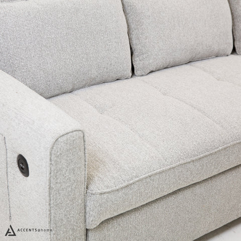 Skylar Sofa Sectional Sleeper - Abby Grey