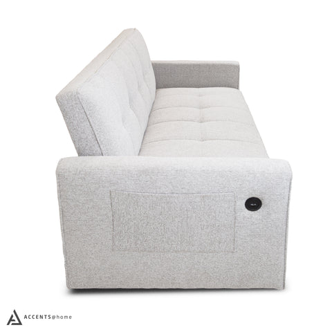 Skylar Sofa Sectional Sleeper - Abby Grey