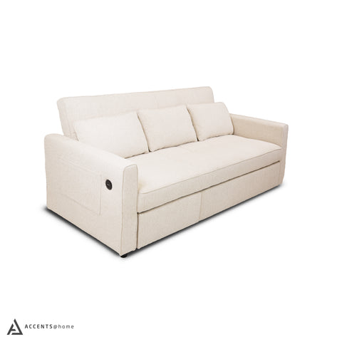 Skylar Sofa Sectional Sleeper - Abby Flax