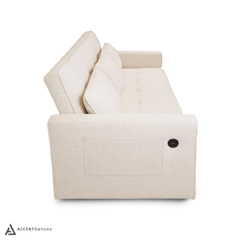 Skylar Sofa Sectional Sleeper - Abby Flax