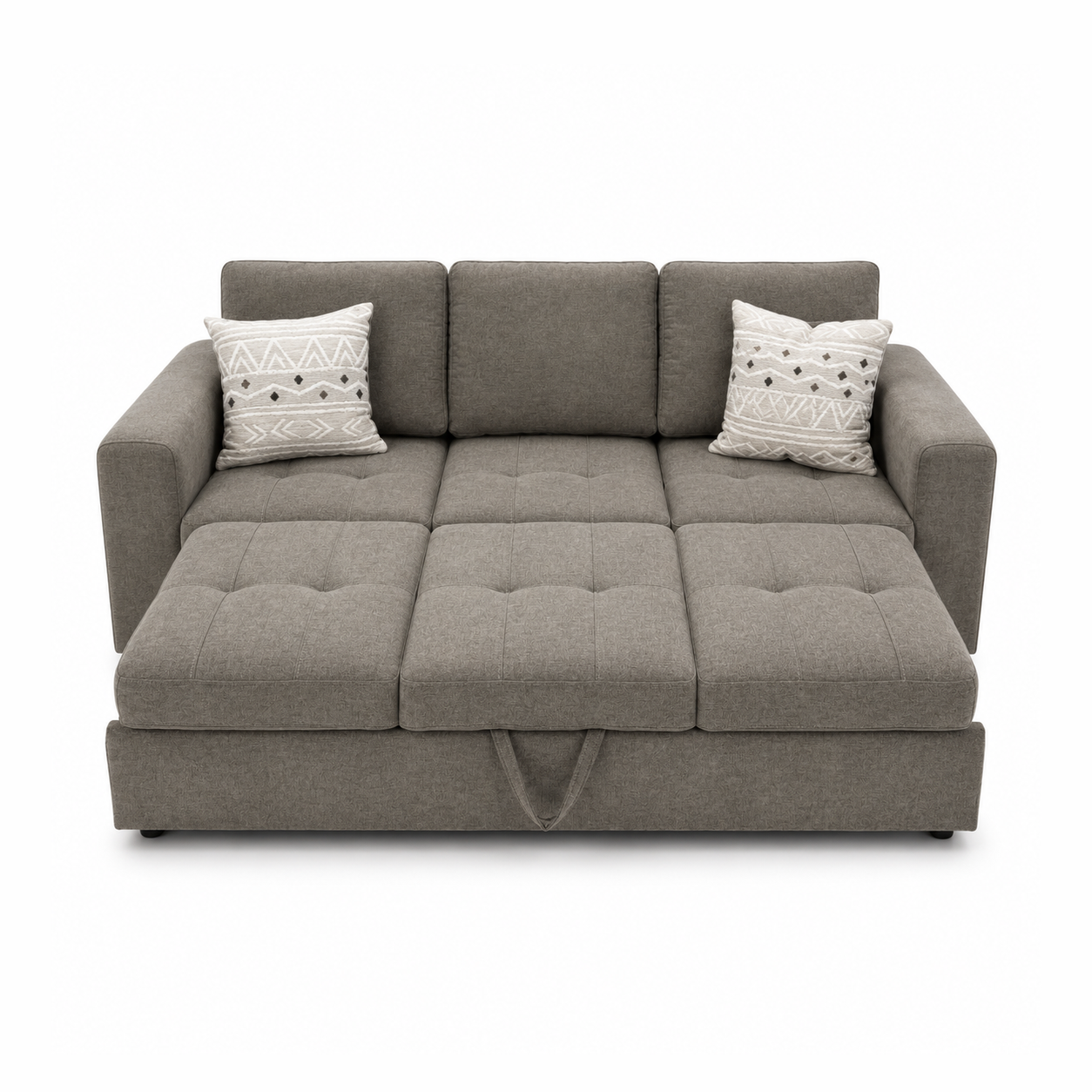 Sloane Pull-Out Sleeper Sofa with 2 Toss Pillows
