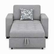 Sloane Pull-Out Sleeper Chair with 1 Toss Pillow