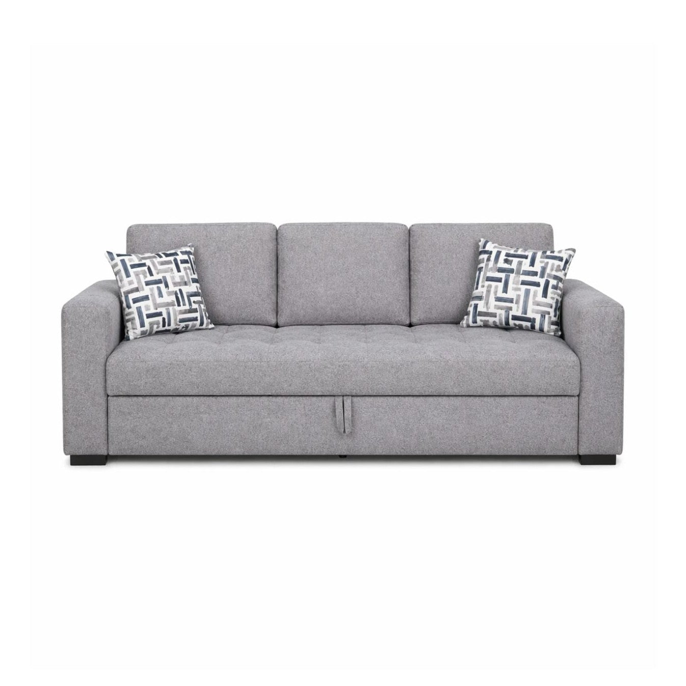 Sloane Pull-Out Sleeper Sofa with 2 Toss Pillows