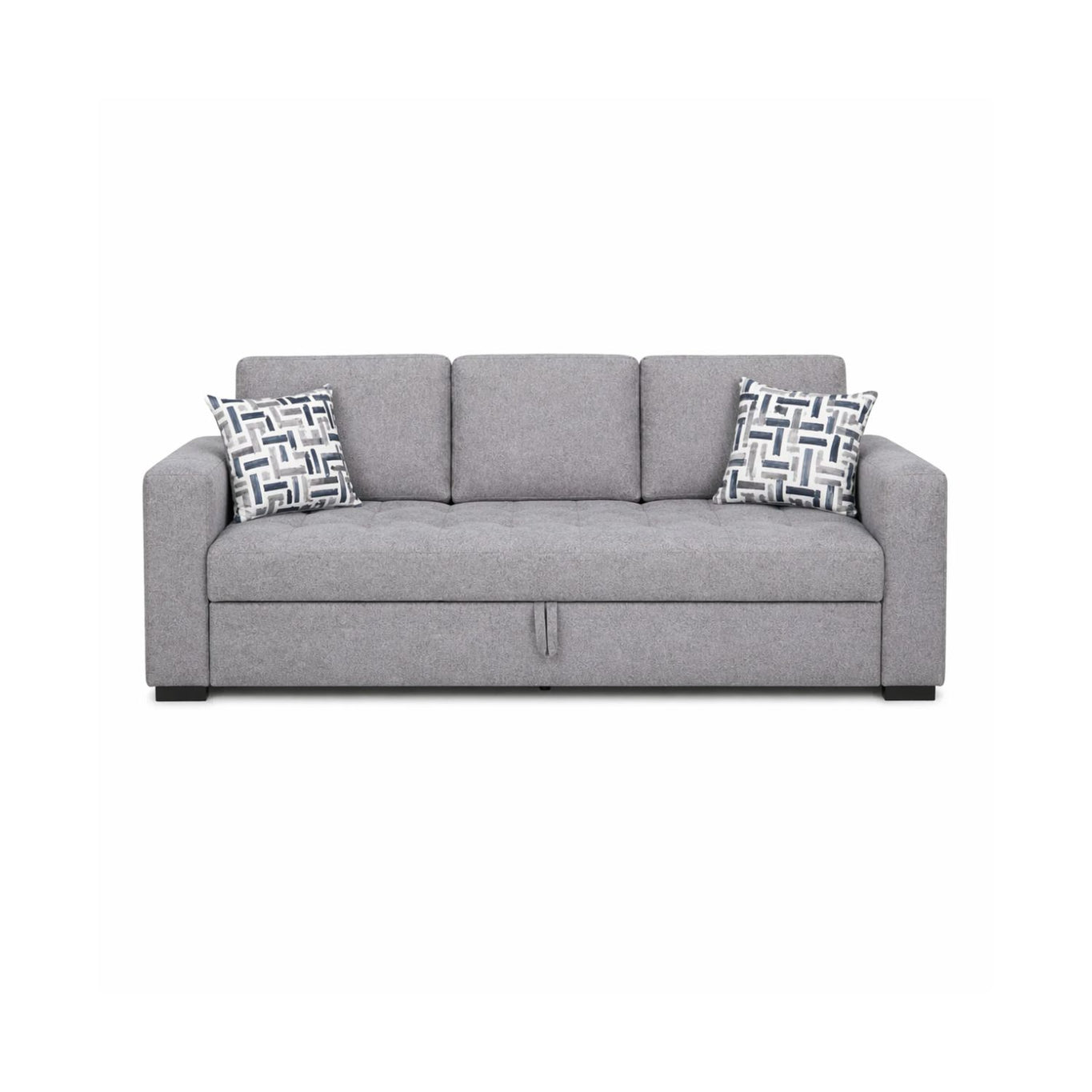 Sloane Pull-Out Sleeper Sofa with 2 Toss Pillows