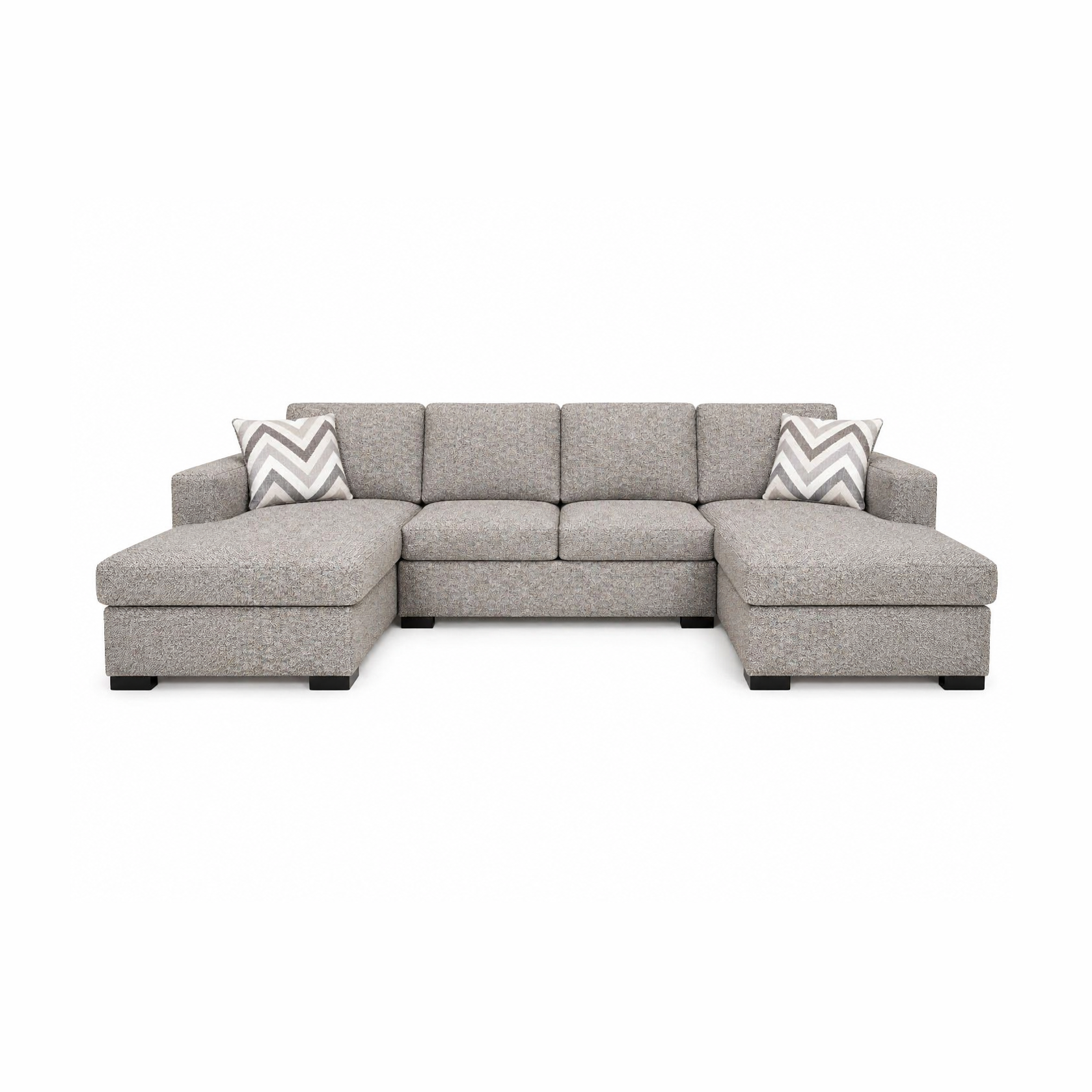 Sloane 3-Piece U-Shape Sectional Sofa with Pull-Out Bed & Storage Chaise