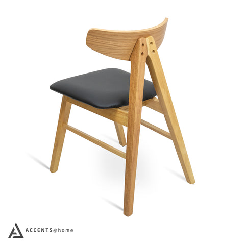 Rocca A-Frame Side Chair - Natural Oak