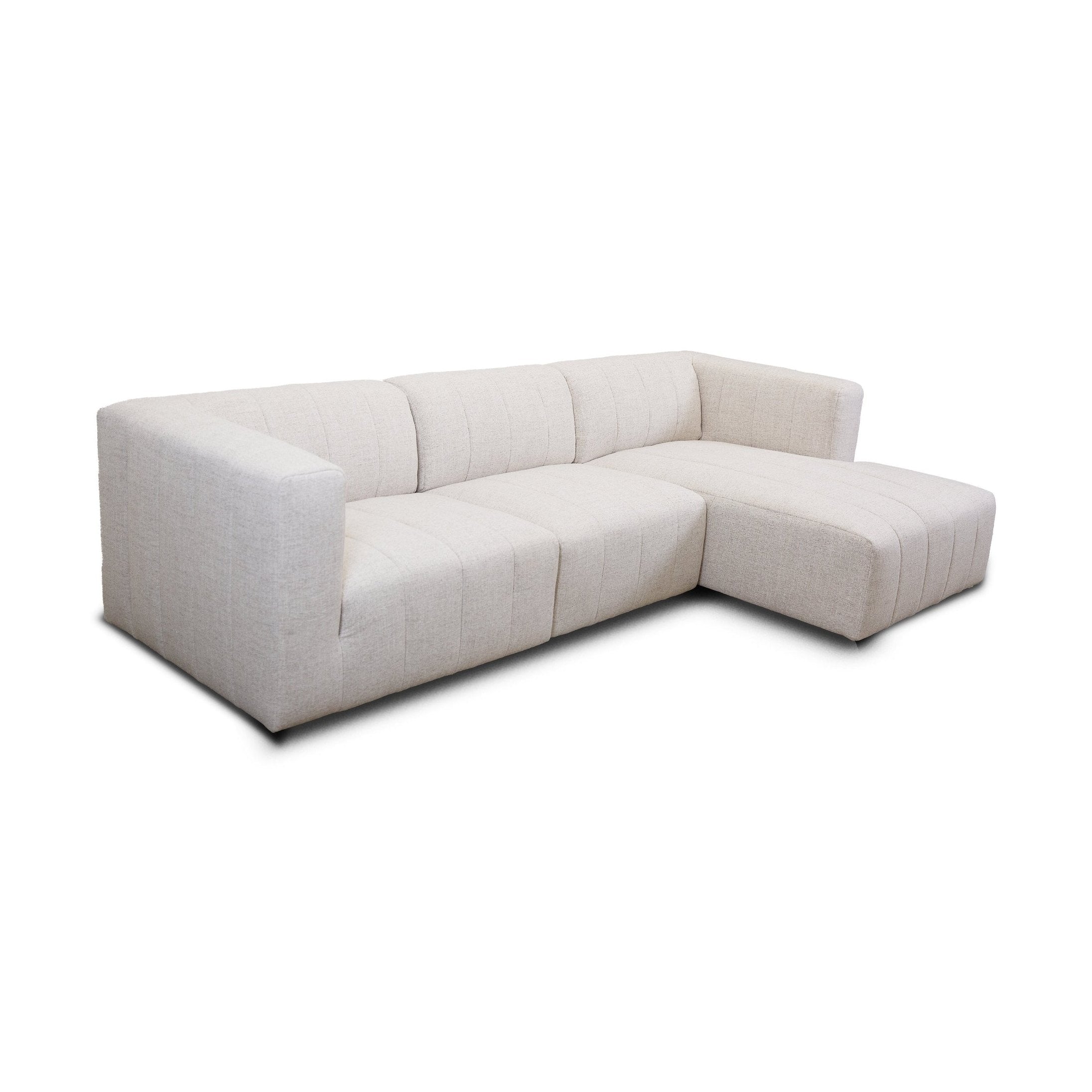 Lauriston Premium Fabric 3 PCs Sectional - Monique Beige
