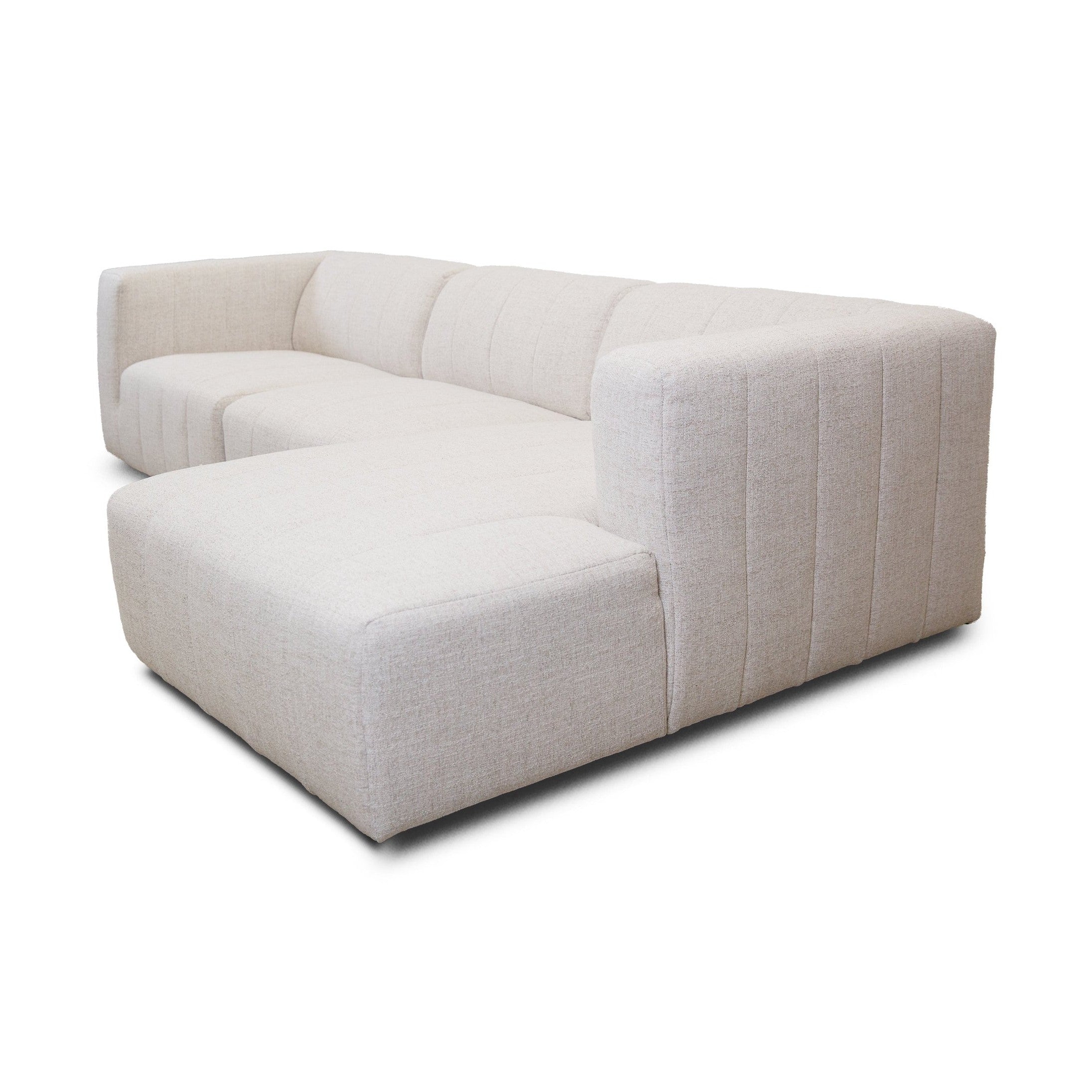 Lauriston Premium Fabric 3 PCs Sectional - Monique Beige