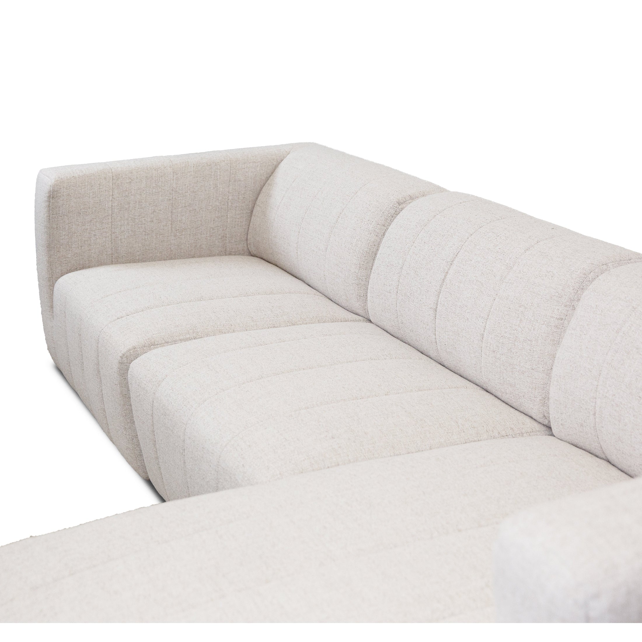 Lauriston Premium Fabric 3 PCs Sectional - Monique Beige