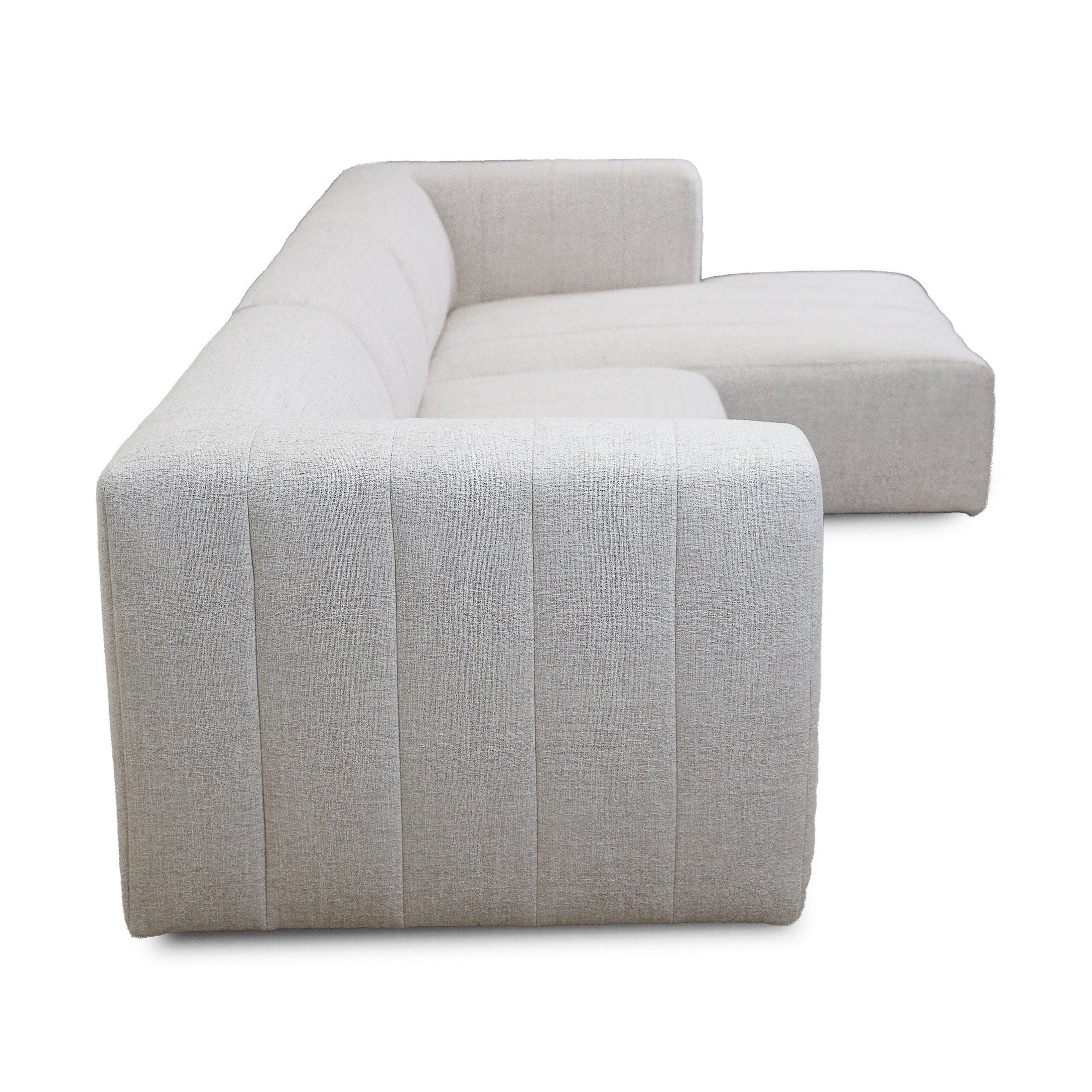 Lauriston Premium Fabric 3 PCs Sectional - Monique Beige