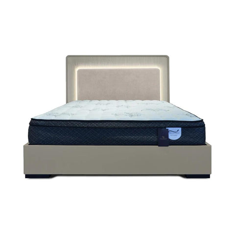 Sofia Hydraulic Storage Bed - Beige