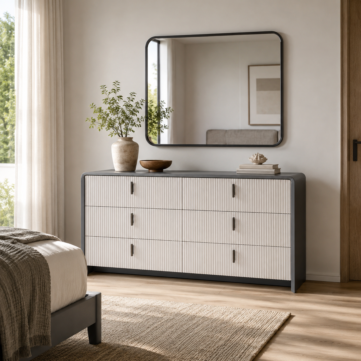 Sofia 6 Drawer Two Tone Dresser
