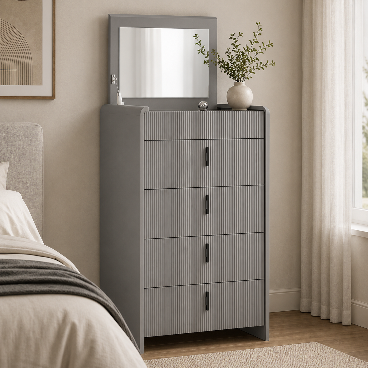 Sofia Drawer Chest - Beige
