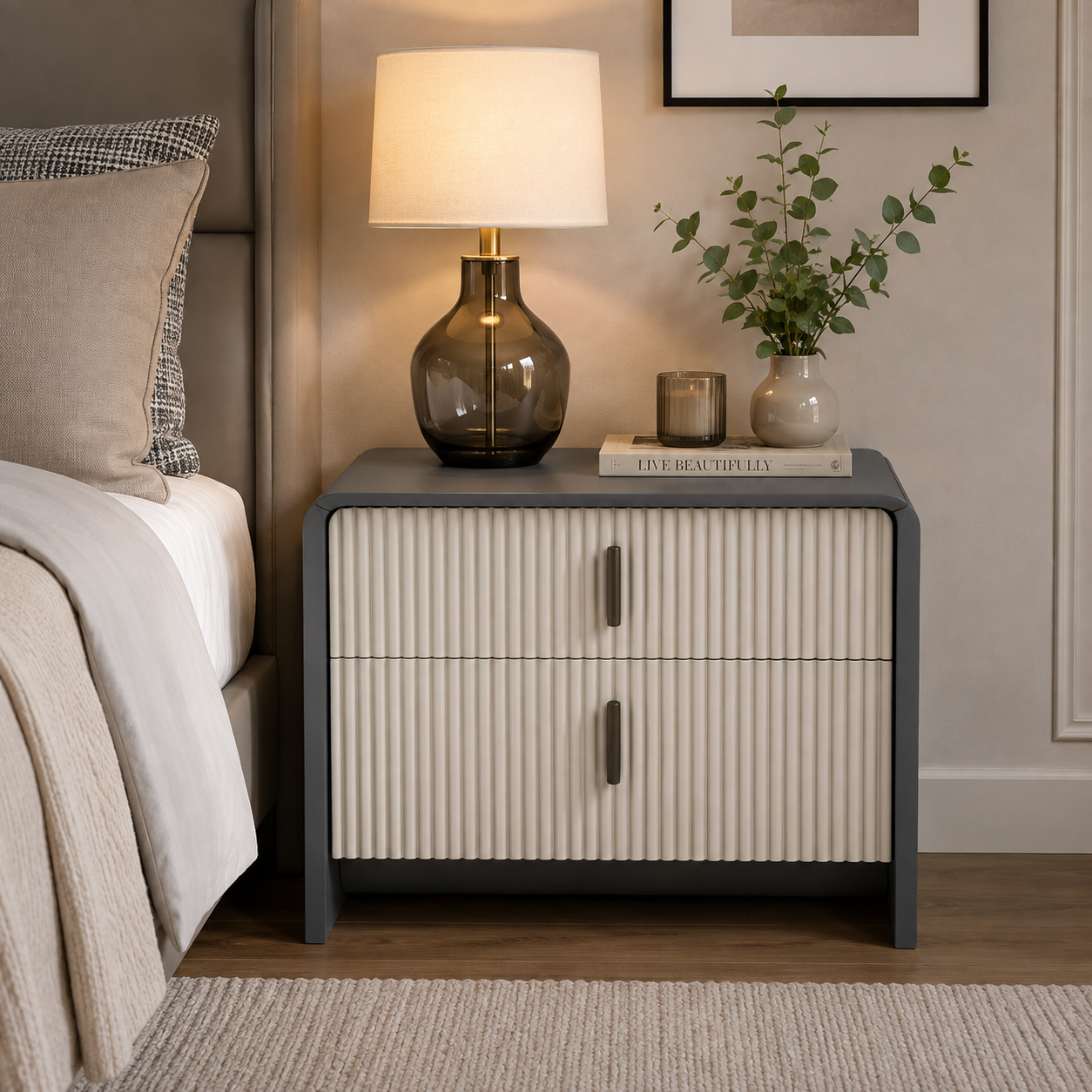 Sofia Two Tone Nightstand